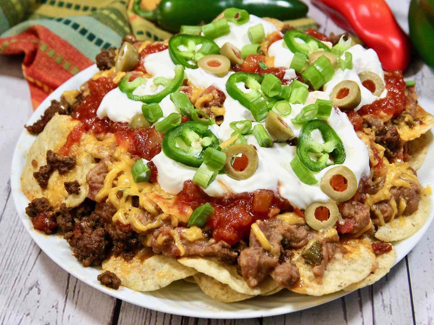 Loaded nachos at Ecity Flames & Sportsman Pub in Edmonton, AB